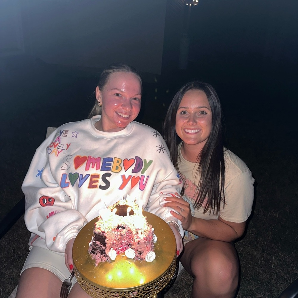 Colorful Graphic Women's Sweater